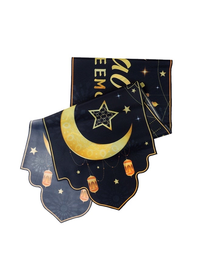 مفرش طاولة رمضان مبارك - زينة طاولة رمضان فوانيس المسجد الإسلامية - مستلزمات زينة حفلة رمضان مبارك 2026 - Image 5